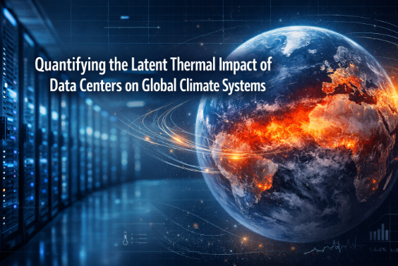 Quantifying the Latent Thermal Impact of Data Centers on Global Climate Systems